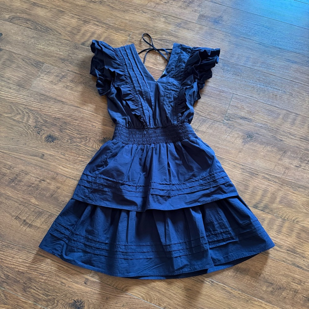 Kendall Lane Dress Size Medium Navy Blue